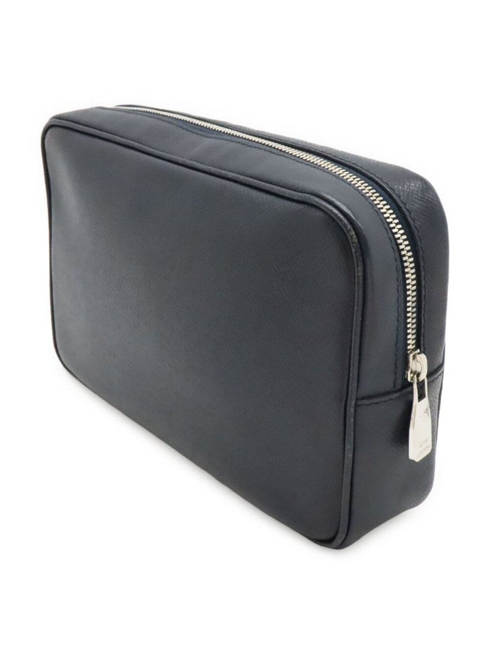 Louis Vuitton Taiga Pochette Kasai Clutch Handbag Blue Marine Navy - Picture 2 of 8